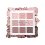 ETUDE Play Color Eyes #Dusty Cat | 9 Color Eyeshadow Palette With Soft & Pure Contour Shades