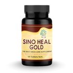 Ayurveda Yogashram Remedies Sino Heal Gold: Ayurvedic Sinus Care Supplement with Pippli, Shatavari & Abhrak Bhasma, Herbal Respiratory Support – 60 Tablets