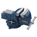 CLARKE METALWORK SWIVEL BENCH VICE 5" 125mm BLUE