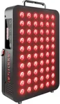 Bestqool Red Light Therapy, Dual Chip Clinical Grade LED Device with Near-Infrared Light 660nm 850nm High Power Panel, Ideal for Body, Face, Recovery, Improve Sleep, Skin Health, 105W (Black 60)