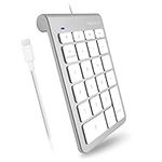 Macally Wired USB C Number Pad Keyb