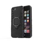 GoldFox Hard Armor Kickstand Back Cover for Apple iPhone 5/5S/5C/SE - Black