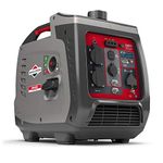 Briggs & Stratton 030800 Benzin Inverter Stromerzeuger Generator der PowerSmart Serie P2400 mit 2400 Watt/1800 Watt sauberem Strom, ultraleise und leichtgewichtigise und leichtgewichtig, W