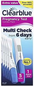 Clearblue Pregnancy Test Multi Check Early, 6 Count