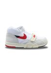 Nike Mens Air Trainer 1 Basketball Shoes, White/University Red/Black/Coconut Milk, 7 UK