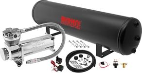 Vixen Air Suspension Kit for Truck/Car Bag/Air Ride/Spring. On Board System- 200psi Compressor, 5 Gallon Tank. for Boat Lift,Towing,Lowering,Leveling Bags,Onboard Train Horn,Semi/SUV VXO4852C