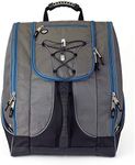 Athalon Bag and Backpack Snowboard – Holds Everything – (Ski Boots, Helmet, Goggles, Gloves), BlueZipGray/BK, One Size