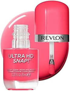 Revlon Ultra HD Snap Nail Colors, Natural Rich Glossy Nail Polish, 100% Vegan Formula, No Base and Top Coat Needed - No Drama,8 ml