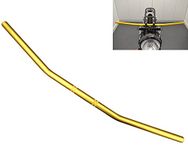 Motorcycle Handlebars Drag Bar 22mm 7/8 inch for Streetfighter Custom Bike Flat Tracker Bobber Chopper (Gold)