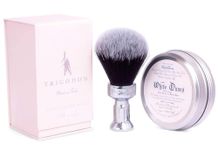 White Dunes Luxury Shaving Soap and Calliditas Shaving Brush. Charming Gifting Option for Men.