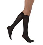 BSN Medical/Jobst 115203 Opaque Compression Hose, Knee High, 15-20 MMHG, Closed Toe, X-Large, Classic Black
