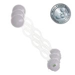 Dreambaby G727 Ezy-Check Flexible Child Safety Cabinet Drawer Lock for Gluing (Pack of 3)
