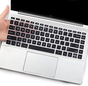 Silicone Keyboard Cover Skin for 2022 New HP Envy 15 x360 15.6" 2-in-1 Laptop 15-ey 15-ew 15z-ey 15t-ew 15-ew0023dx 15-ey0013dx 15-ey0000 15z-ey000 15t-ew000 15-ew0013dx 15 ey0023dx -Black
