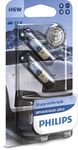 Philips WhiteVision ultra H6W car signaling bulb, double blister