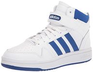 adidas NEO Mens Postmove Mid Shoes white/team royal blue/grey 12