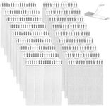 36-Pairs(72 Strips) Large Picture Hanging Strips, Heavy Duty Adhesive Strips Picture Hanger Kit Hook Loop Mounting Tapes Damage Free Wall Fastener Tape for Frame Hanging(3.66x0.75in)