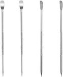 Stainless-steel Coffee Latte Art Pen - Spice Pen Cappuccino Espresso Machine Accessory Fancy Stitch Barista Tool, 4 Piece