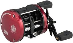 Abu Garcia Ambassadeur SX Conventional Reel, Size 6600 (1292731), 3 Stainless Steel Ball Bearings + 1 Roller Bearing, Synthetic Star Drag, Max of 12.5lb