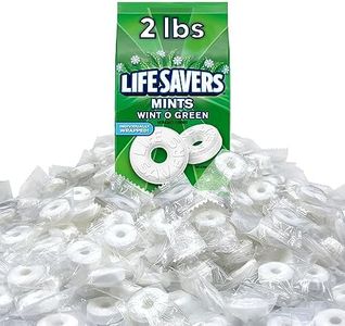 Mint Candy, 2 Pounds Candy - Holiday Individually Wrapped - Hard Mints Melts, Bulk Bag for Every Occasion - Holiday