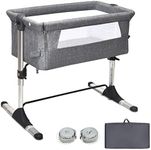 BABY JOY Baby Bassinet, Height Adju