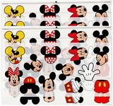 TINGYI Micke Mouse Stickers - 60Pcs PVC Mic.Key Stickers, Children's Birthday Party Decorations Supplies - Perfect for Mic.Key Mouse Themed Birthday Party