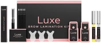 Pro Eyebrow Lamination Kit by Luxe Cosmetics - Perfectly Laminated Brows for 8 Weeks - Easy DIY, 3 Full Applications - Complete Brow Lamination Kit at Home for Fuller and Thicker Eyebrows