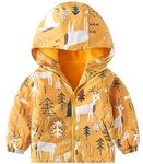 Kid Boy Camo Printed Hoodie Jacket Toddler Long Sleeve Fleece Lined Coat Baby Thermal Waterproof Raincoat Zipper Jackets Outwear 2023 3-4T