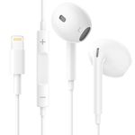 In-Ear Headphones for iPhone [MFi Certified] Wired iPhone Earphones with Volume Control and Mic, In Ear Headphones Earbuds Compatible with iPhone 14/14Pro/13/13Pro/12/11/SE/XR/XS/X/8/8Plus/7Plus/7