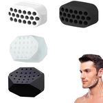 4PCS Jawline Exerciser, Jawline Shaper for Men and Women, Face Exercise Tool, Silicone Jaw Trainer for Defined Jawline, Double Chin Reducer, 2 Black and 2 White