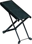 Festra R-22, Guitar Foot Rest Stool Height Adjustable Footstool, More Stability with Rubber End Caps and Non-slip Rubber Pad, For Acoustic & Classical Guitar- (Black)