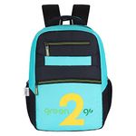 GREEN2GO Magellan Teal Blue Trendy And Youthful Backpack Fits Upto 17" Laptop GRS Certified Recycled Polyester Water Repellent Fabric With 28Litres Capacity