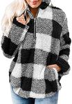 Women's Fluffy Fleece Sweatshirt Pu