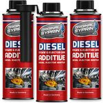 SYPRIN Diesel Additive 3x 250ml - engine additive for diesel cars I injector dpf cleaner I fuel system additives for diesel motors particulate filter…