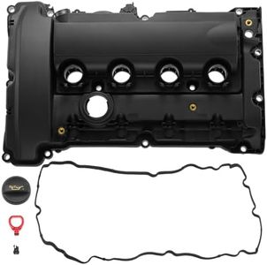 BDFHYK Engine Valve Cover with Gasket Compatible with Mini Cooper S JCW 1.6L 2007 2008 2009 2010 2011 2012, Replace 11127646555 11127585907 11127561714 11127572851 11127572854