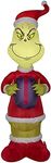 Gemmy 81246 Airblown Grinch with Present Christmas Inflatable 4 FT TALL