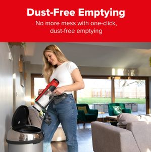 Henry Quick Cordless Vacuum Cleaner – Red Lightweight Stick