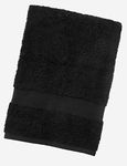 aztex Egyptian Range, 100% Cotton Towels - Bath Towel, Black