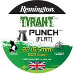 MR SERVICES HAZLEMERE LTD - REMINGTON TYRANT PUNCH FLATHEAD .22-5.5mm AIRGUN - AIR RIFLE PELLET TIN OF 500