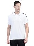 Force NXT Men's Regular Fit Polo Shirt (AC-1403-BRWHT-PO1-XL_Bright White