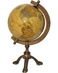 World Globe For Learning & Education's. Antique Tripod Desk Educational Globe For Learning & Decorations. Vintage Tripod Desk Globe.