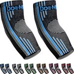 Doc Miller Elbow Support Sleeve 2 Pack for Men & Women - Forearm Supports for Tendonitis, Gym, Weightlifting, Pain Relief, Tennis, Golf