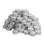 IKEA Glimma Unscented Tealights, Wh