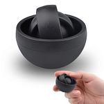 Steemjoey 3D Infinite Flip Fidget, Decompression 3D Ball, Anxiety Relief and Fingertip Stress Relieving Toys Sensory Toys ADHD Toys Interactive Toys for Kids Adults - Black