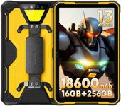 Ulefone Armor Pad 2 11 inch 2K FHD+ Screen Rugged Tablet, 18600mAh, Camping Light, Octa Core 16GB + 256GB Android 13, 48MP Rear Camera, 4G Dual SIM IP68 Waterproof Android Tablet GPS NFC-Yellow