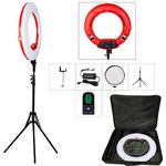 Yidoblo FS-480II Black Bi-Color Ring Light LED Video Lamp Photographic Lighting 48W 5500K 480LED Lights