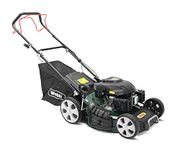 Webb WER510SP 20"/51cm Self Propelled Rotary Petrol Lawnmower, 173cc 4-Stroke Engine, 7 Cutting Heights, 65 Collection Bag - 3 Year Guarantee