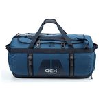 OEX Ballistic 120L Cargo Bag with Wet Pocket & Multiple Carrying Options, Duffel, Holdall, Bag for Men & Women, Durable, Heavy Duty, Travel, Luggage, Overnight, Weekend, Sports (Navy, 120 Litre)