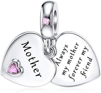 DALARAN Mother Charms for Pandora Bracelet Mom Love Heart Dangle Charms Mother's Day Chrismas Present for Women