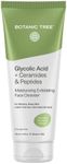 Botanic Tree Hydrating Exfoliating Cleanser with Glycolic Acid, Ceramides & Peptides, Gently exfoliate while hydrating skin for dewy bouncy skin…