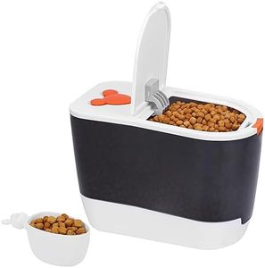 BELLE VOUS Contenedor Pienso para Mascotas con Pala - Botes de Plastico con Tapa - Contenedor Comida Perro, Gato, Aves y Más - Guarde 5 kg Alimentos de Mascota o 10 kg de Arroz, Cereal, Alimento Seco